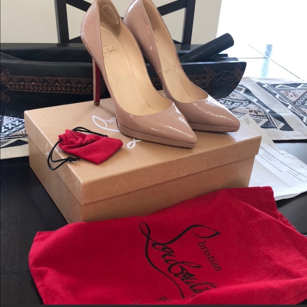 Nude Christian Louboutin Heels 120mm